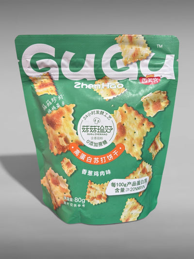 BISCOITO SABOR FRANGO E CEBOLINHA