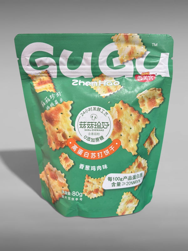 BISCOITO SABOR FRANGO E CEBOLINHA