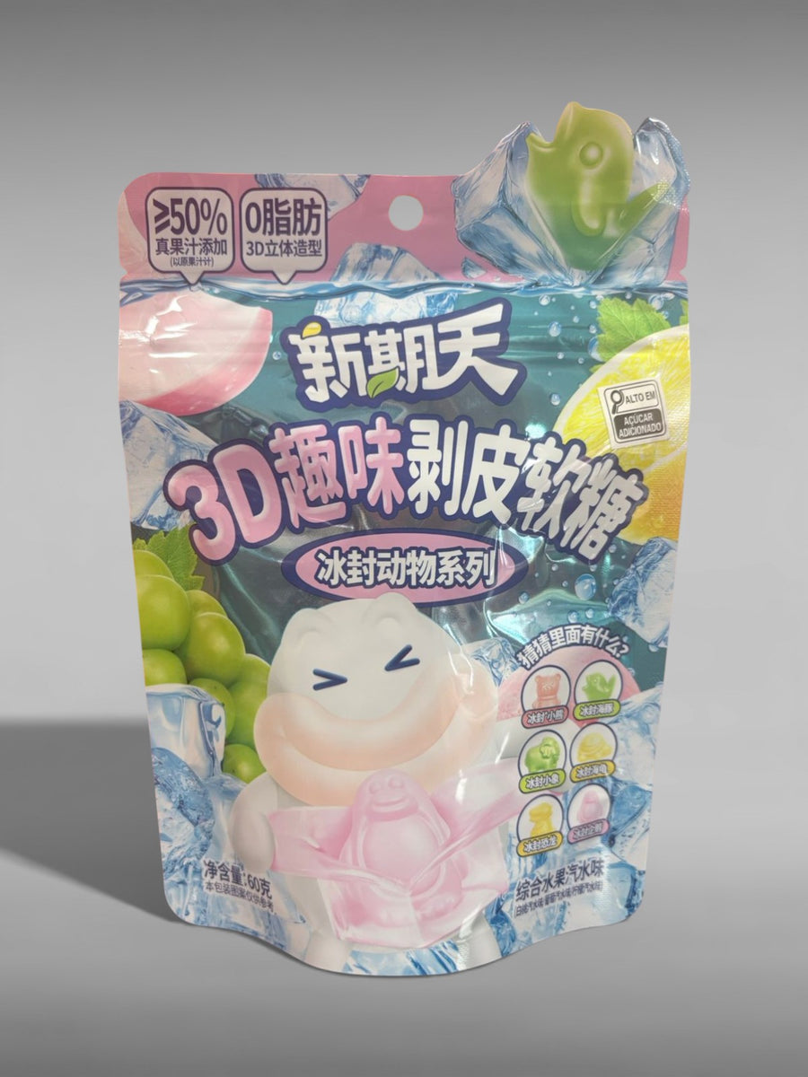 BALA 3D - SABOR SODA E FRUTAS MISTA