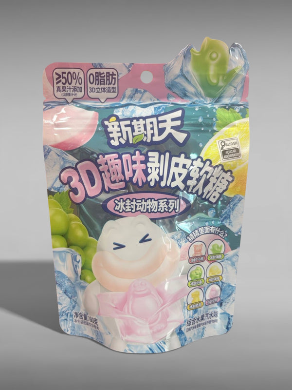 BALA 3D - SABOR SODA E FRUTAS MISTA