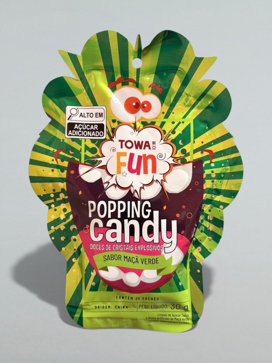 DOCES DE CRISTAIS EXPLOSIVOS - MAÇÃ VERDE